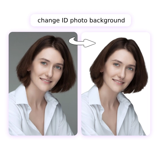  change ID photo background
