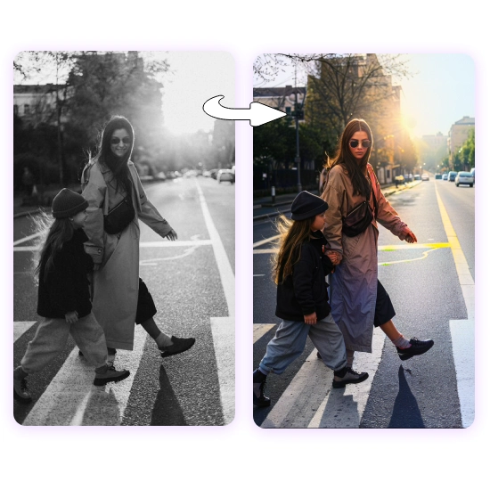 enhanced photo color