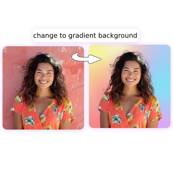  change to gradient background