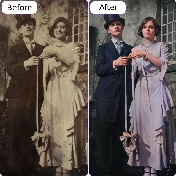 restoring old photo
